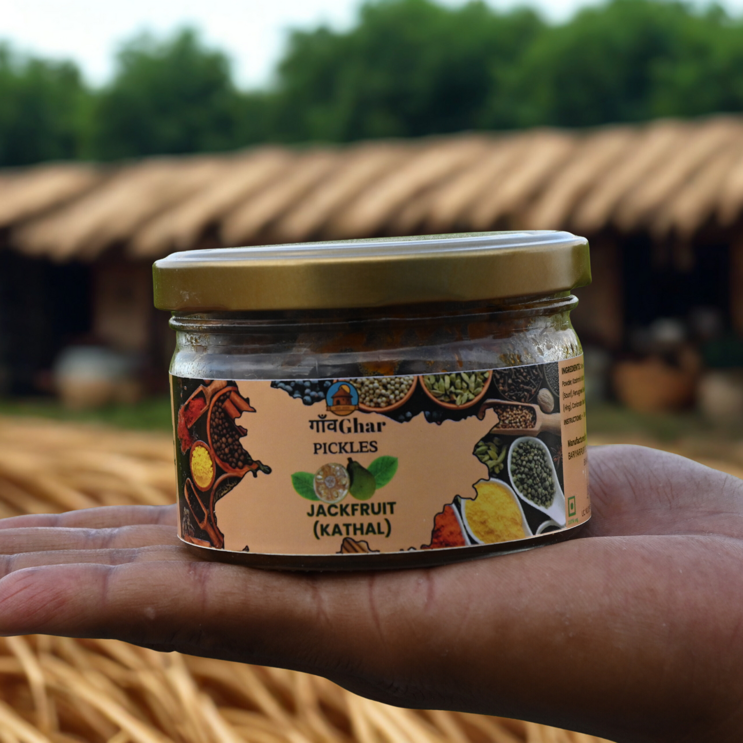 Jackfruit Pickle (Kathal Achar)